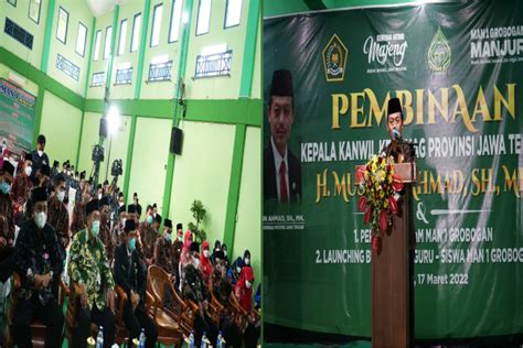 Milad Man Grobogan Diisi Pembinaan Kakanwil Kemenag Provinsi Jawa