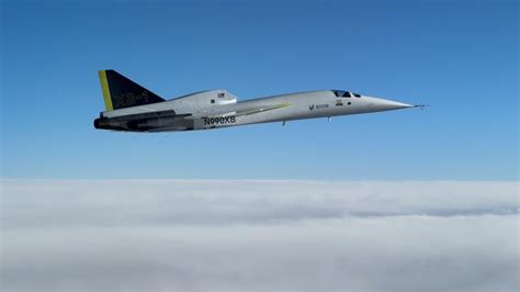 Avion De Ligne Supersonique Boom Supersonic Fait Passer Le Mur Du Son