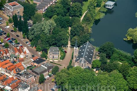 Hollandluchtfoto Schoonhoven Luchtfoto Ijsbaan