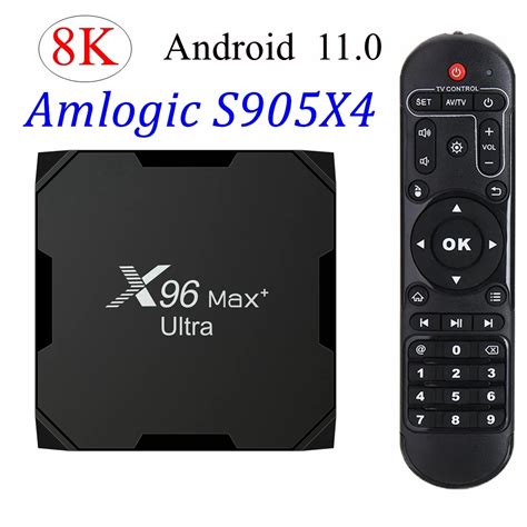 10pcs Android 11 Tv Box X96 Max Plus Ultra Amlogic S905x4 4g 32g 64g 5g