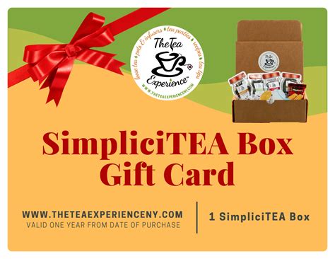 The Tea Experience NY Gift Card