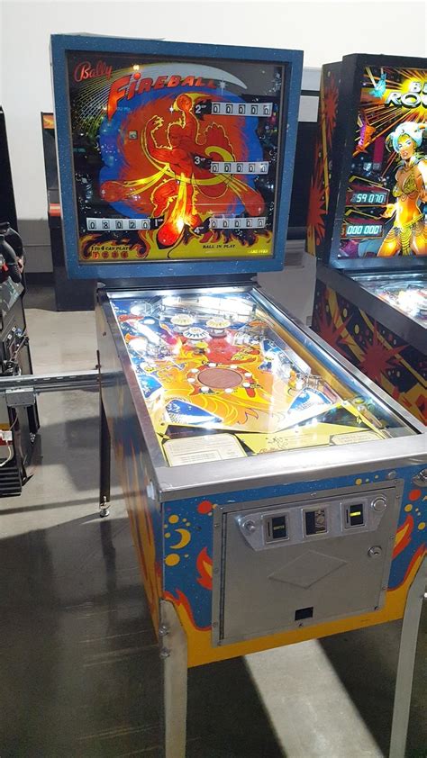 1972 Bally Fireball At Pinball Hall Of Fame Pinball Museum Infopictures