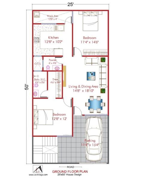 Duplex House Plan South Facing As Per Vastu Architego