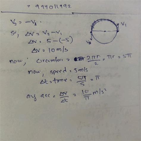 A Particle Is Moving Along A Circular Path Of Radius M And With