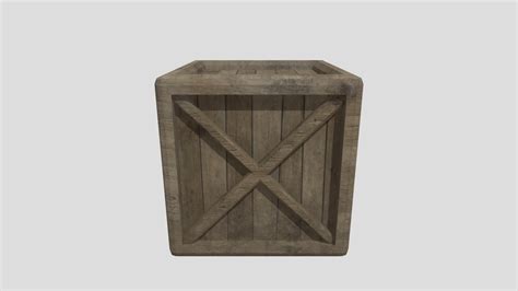 Wooden Crate 3d Model By Andretran 5b8fd53 Sketchfab