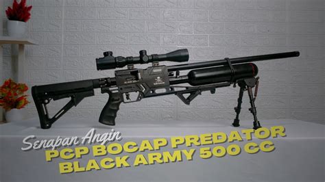 Senapan Angin Pcp Bocap Predator Black Army 500 CC 082112911431 YouTube