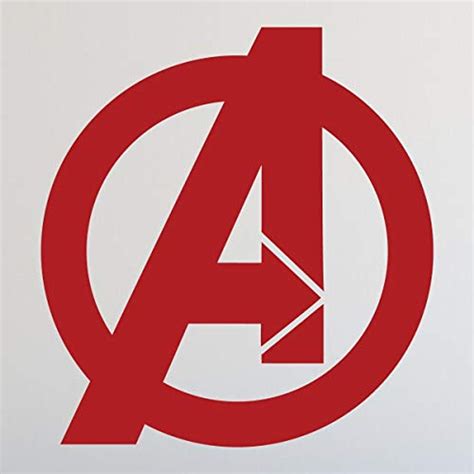 Red Marvel Avengers Logo