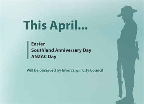 April Hours Invercargill City Council