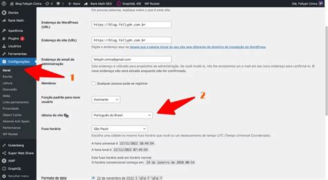 Como Traduzir O WordPress Para Pt BR Blog Fellyph Cintra