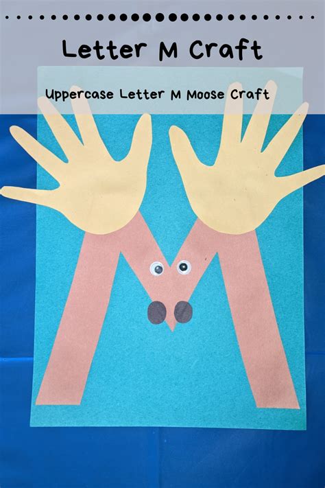 Uppercase Letter M Craft For Preschool Home With Hollie