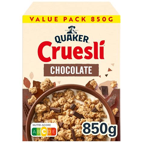 Quaker Cruesli Schokolade 850g Amazon de Lebensmittel Getränke