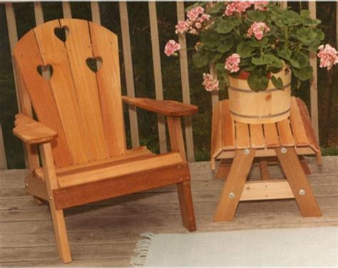 Creekvine Designs Cedar Country Hearts Adirondack Chair