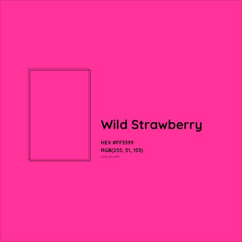 Wild Strawberry Complementary or Opposite Color Name and Code (#FF3399) - colorxs.com