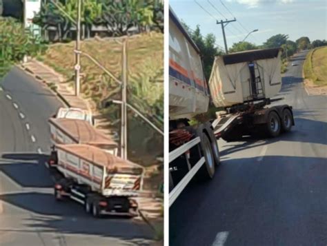 Carreta carregada de açúcar causa transtornos no trânsito de