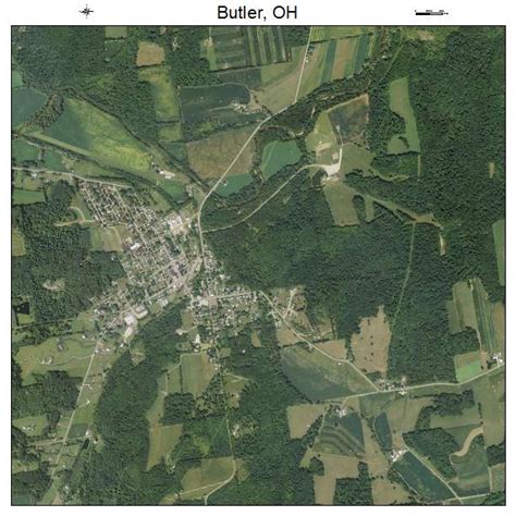 Aerial Photography Map of Butler, OH Ohio