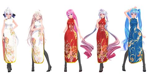 Mmd Model Pack Tda China Dress Models By K Manoc1 On Deviantart