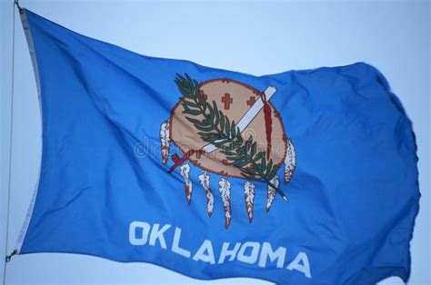 State Flag Of Oklahoma Stock Image Image Of Motifs United 23169023