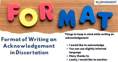 How To Write Acknowledgements In Dissertation