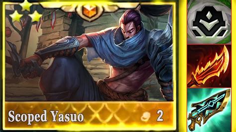 Scoped Yasuo Goes EQEQEQ 8 Duelist Mecha Yasuo 3 Star With Scoped