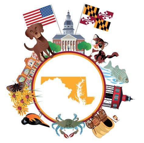 Maryland Flag Illustrations Royalty Free Vector Graphics And Clip Art