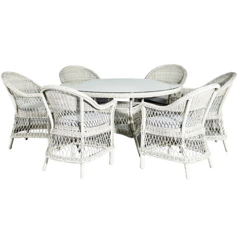 Legacy Furniture 6 Seater Madrid Outdoor Dining Set Temple And Webster