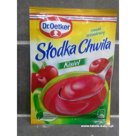 Kisiel S Odka Chwila Smak Wi Niowy Dr Oetker Kalorie Warto Ci