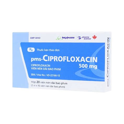 Thu C Pms Ciprofloxacin Mg Imexpharm I U Tr Nhi M Khu N