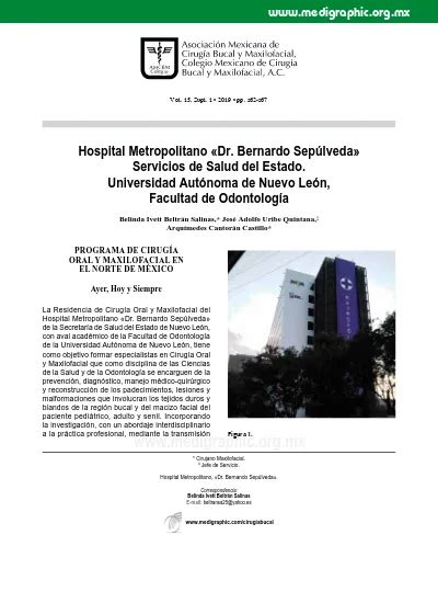 Hospital Metropolitano Dr Bernardo Seplveda Servicios De Salud Del