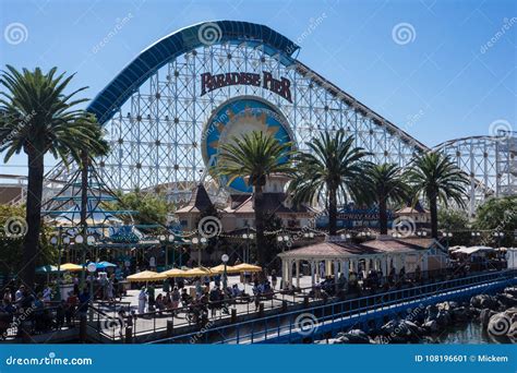 Paradise Pier at California Adventure Editorial Photo - Image of ...