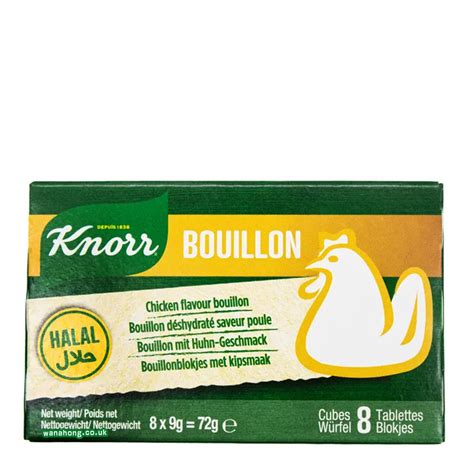 Knorr Soup Stock Bouillon Halal Chicken Flavour 72g Wanahong