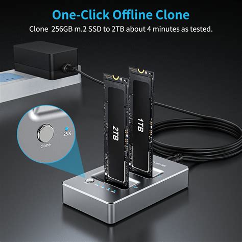 Buy Acasis M Nvme Duplicator Cloner Docking Station Dual Bay Offline