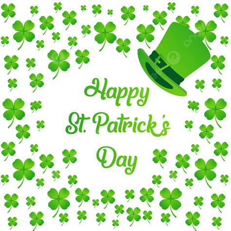 St Patrick Hat Vector Hd Images Green Hat St Patricks Day Celebration