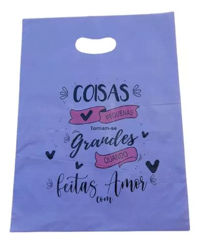 Sacolas Lil S X Personalizada C Frases Fixas Hd Parcelamento