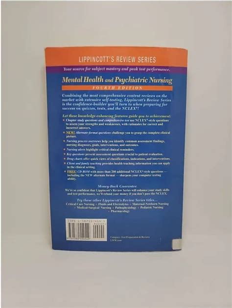 Mental Health And Psychiatric Nursing Lippincott Review Series 4th Edition By Ann Isaacs Part Of