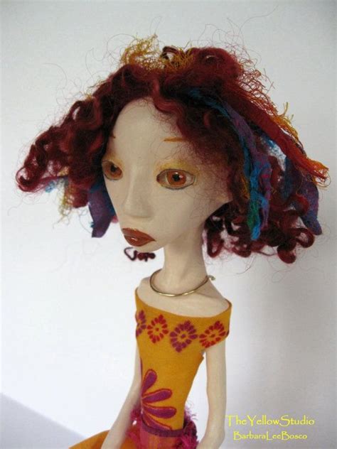 Ooak Art Doll Sculpted Paper Clay Art Doll Handmade Doll Etsy Paper