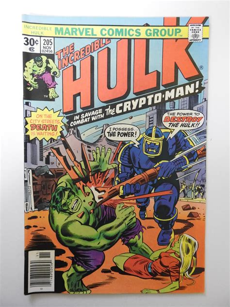 The Incredible Hulk 205 1976 FN Condition Comic Books Bronze