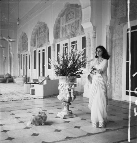 Maharani of Jaipur Gayatri Devi - 1940's - Old Indian Photos