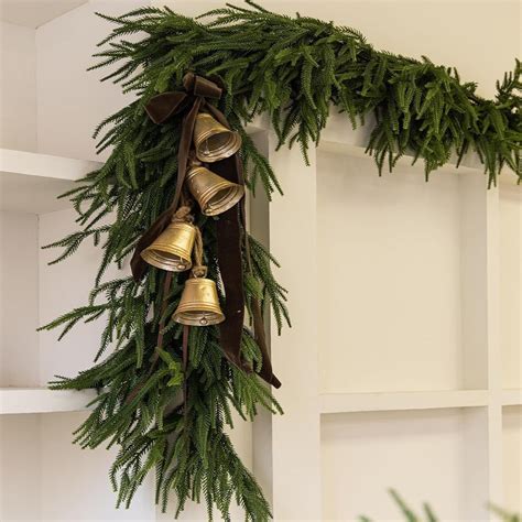 6FT Artificial Cliff Cedar Garlands Real Touch Winter Norfolk Pine