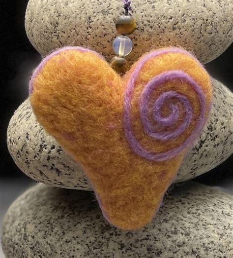 Felted Heart 8 Janice Jones Peninsula Art Gallery Sidney BC