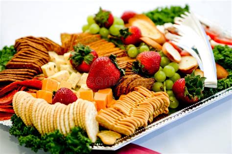 Fancy Appetizer Platter Stock Image Image Of Cracker 3715927