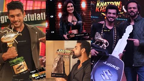 Khatron Ke Khiladi Winners List 1 14 Seasons Arjun Bijlani To Sidharth Shukla Who Lifted