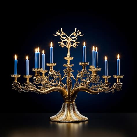 7,000+ Hanukkiah Pictures