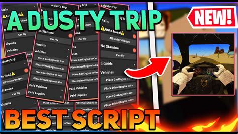 A Dusty Trip Script GUI Hack Auto Road Inf Fuel Get Guns Bring