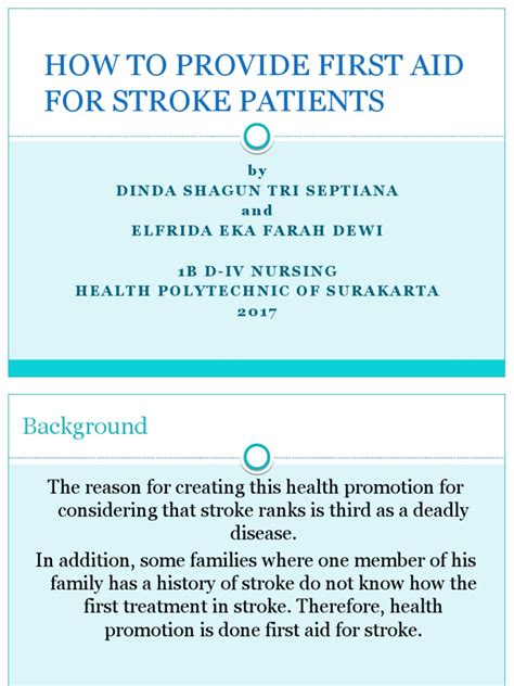 How To Provide First Aid For Stroke Patients 1bd4 Stroke Health