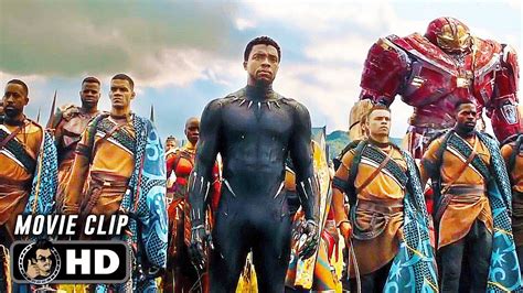 Battle Of Wakanda Scene Avengers Infinity War 2018 Sci Fi Movie Clip Hd Youtube