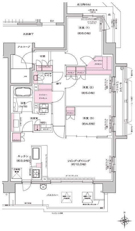 【suumo】間取り図（d）詳細 シエリア茨木奈良町 新築マンション・分譲マンション物件情報