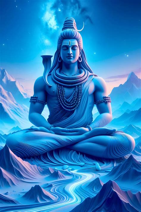 Lord Shiva in Meditation in 2024 | Pictures of shiva, Shiva photos, Shiva