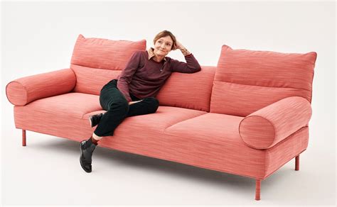 Pandarine Reclining Armrest 2 Seater Sofa By Hay Design Inga Sempé