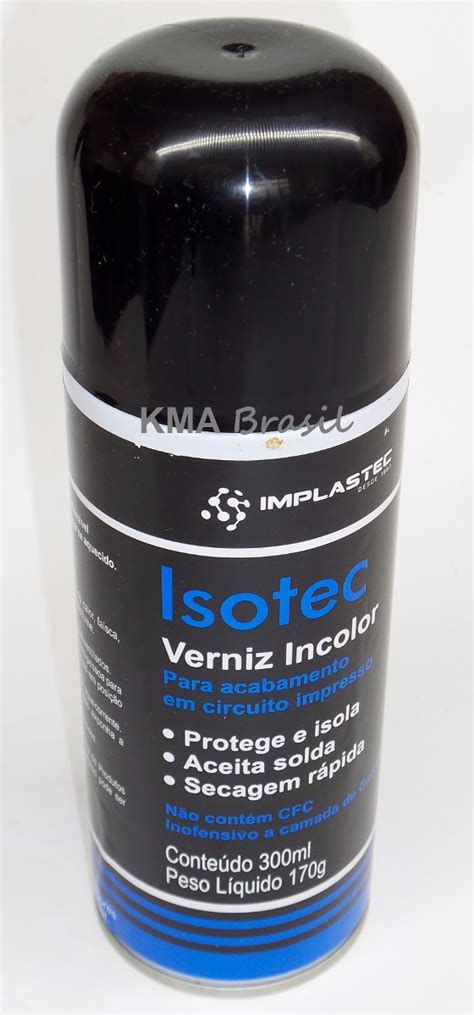 Verniz Incolor Isolante Isotec Spray 300ml Implastec R 41 20 Em