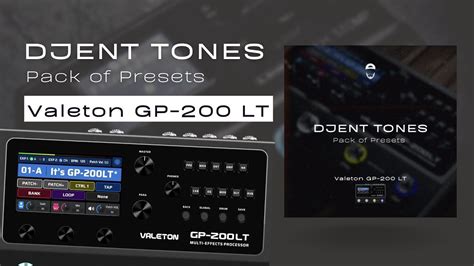 Djent Tones Pack Of Presets Valeton GP 200 LT YouTube